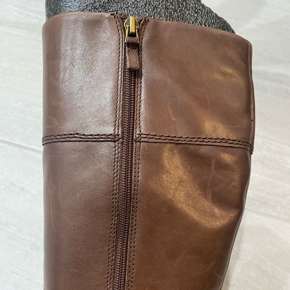 Franco Sarto Brown Leather Boots - Picture 5 of 6